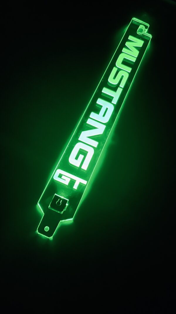 Mustang GT Hood Prop Acrylic Green