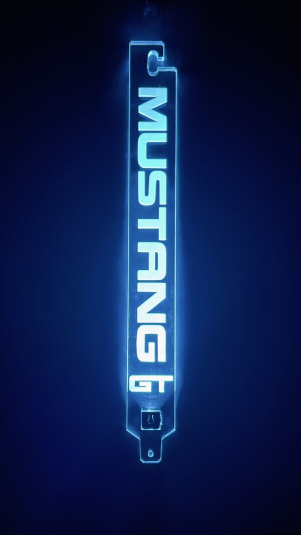 Mustang GT Hood Prop Acrylic Teal