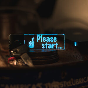 Please Start... LED Keychain