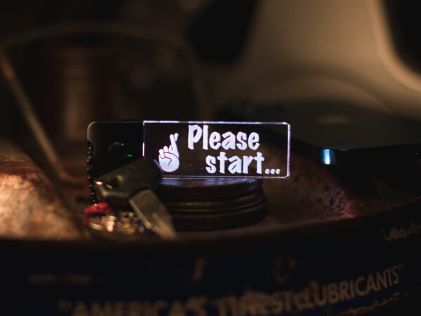 Please Start... LED Keychain - Image 2