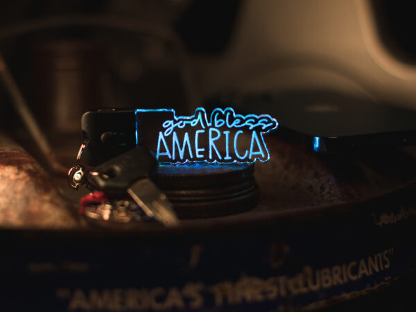 God Bless America LED Keychain - Image 2